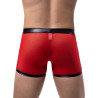 MenSexyWear Boxer sexy Open Side Noir-Rouge